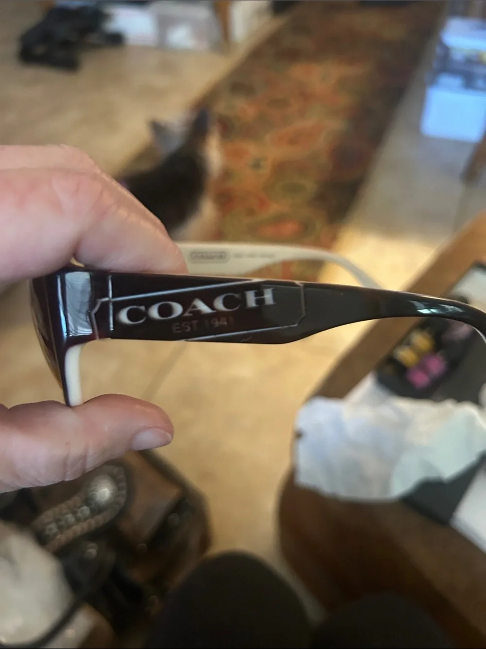 Coach Women's Sunglasses - Brown Frame with Brown Gradient Lenses VGUC